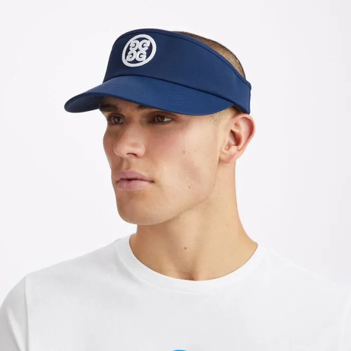 Hats Men GFORE CIRCLE G039S STRETCH TWILL VISOR Twilight