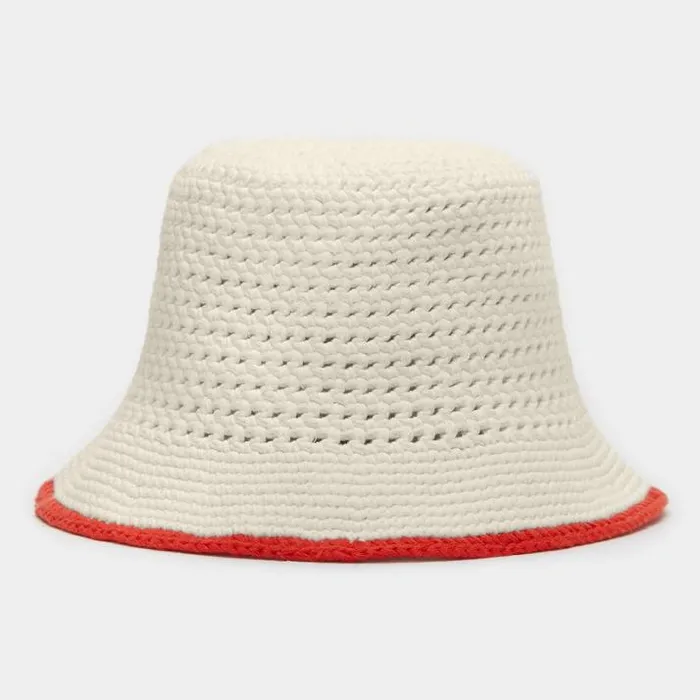 Hats Men GFORE CIRCLE GFORE CROCHET BUCKET HAT Snow