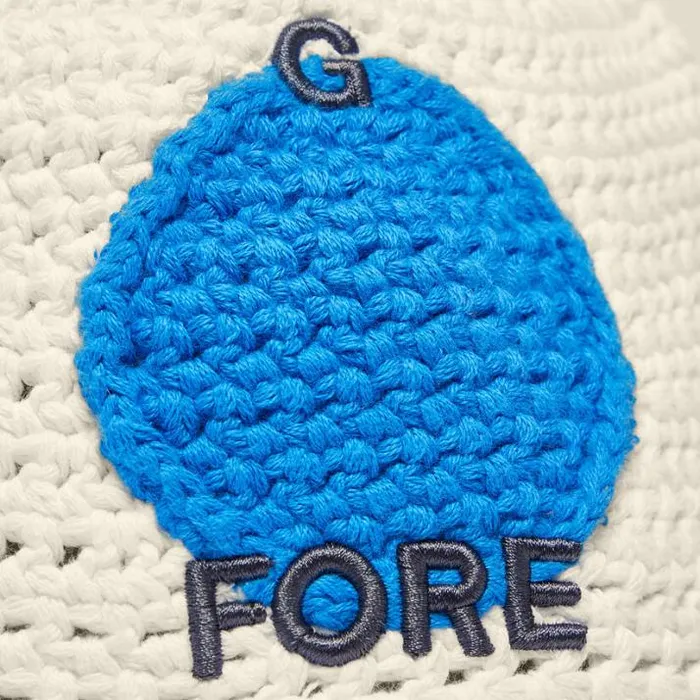 Hats Men GFORE CIRCLE GFORE CROCHET BUCKET HAT Snow