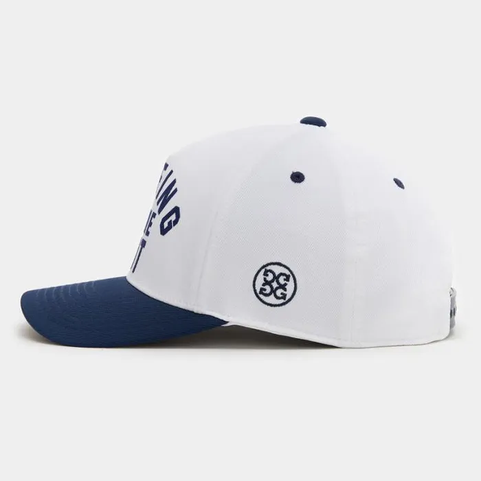 Hats Men GFORE GOLFING IS THE SHT STRETCH TWILL SNAPBACK HAT Snow