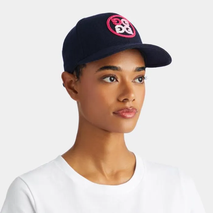 Hats Men GFORE GRADIENT CIRCLE G039S FELT SNAPBACK HAT Twilight