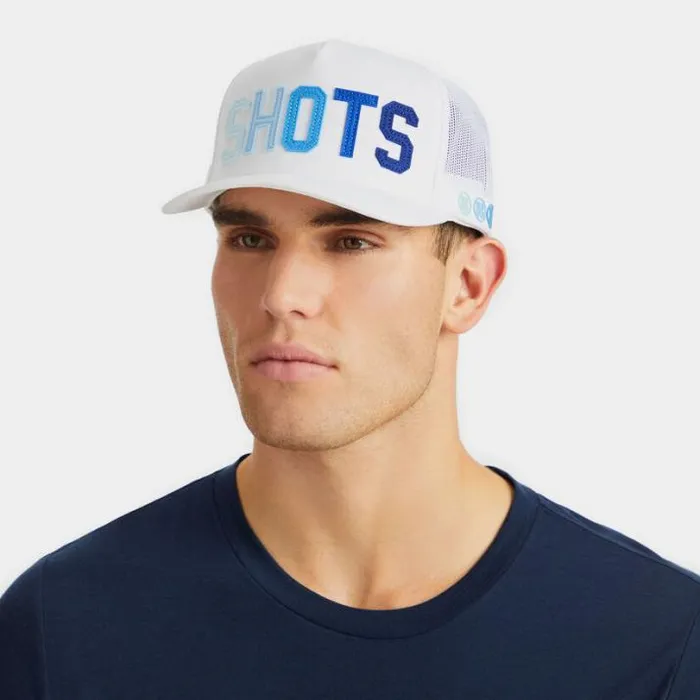 Hats Men GFORE SHOTS TIPPED BRIM INTERLOCK KNIT TRUCKER HAT Snowsurf