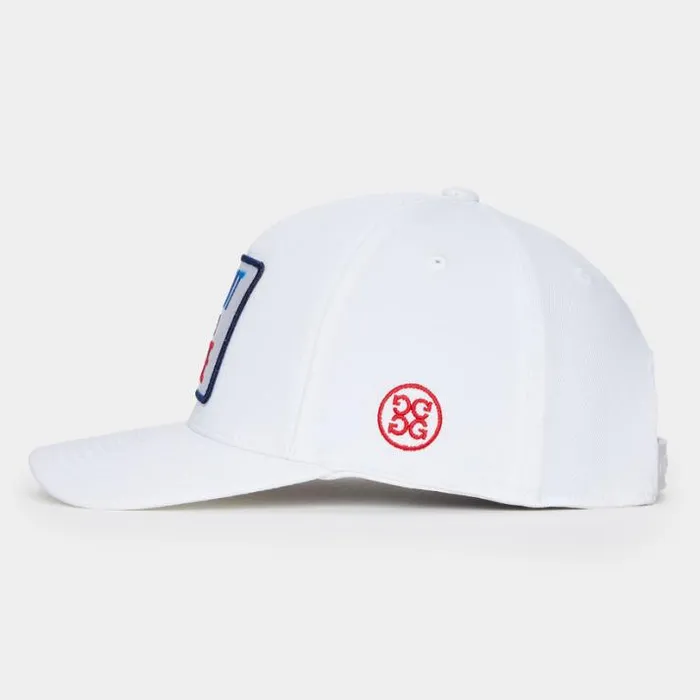 Hats Men GFORE SHUT YOUR FACE STRETCH TWILL SNAPBACK HAT Snow
