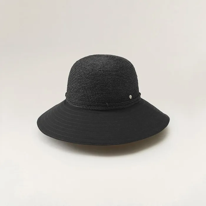 Hats Rollable and Packable Helen Kaminski Kalola Charcoalblack
