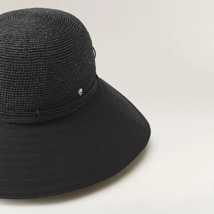 Hats Rollable and Packable Helen Kaminski Kalola Charcoalblack