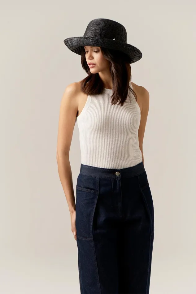 Hats Round Crown Helen Kaminski Prima 10 Charcoal