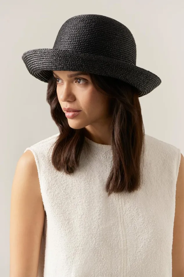 Hats Round Crown Helen Kaminski Prima 8 Charcoal