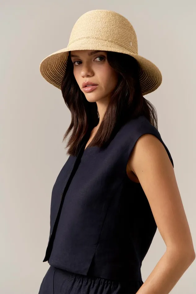 Hats Round Crown Helen Kaminski Prima 8 Natural