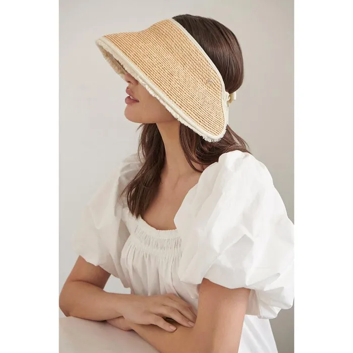 Hats UPF 50 Helen Kaminski Aleeya 9 Fringe Natural