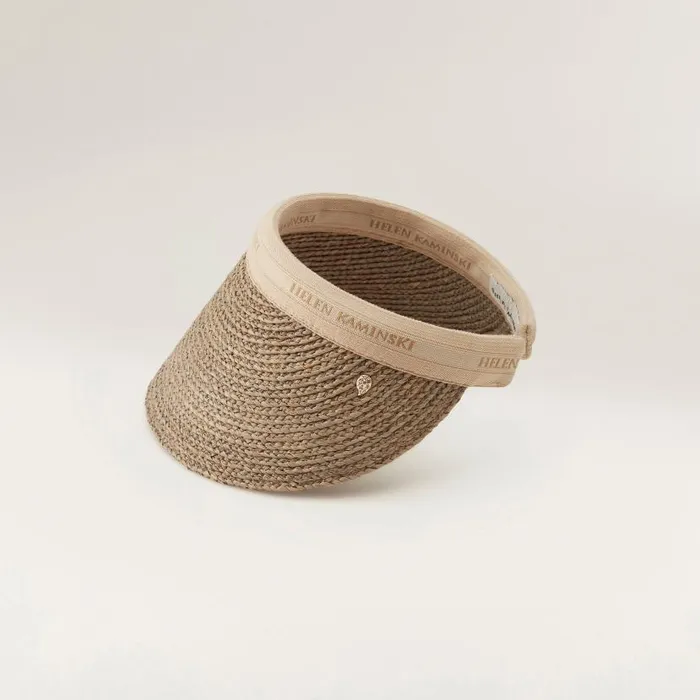 Hats Visors Helen Kaminski Bianca 12 Eclipse Melange Natural Logo