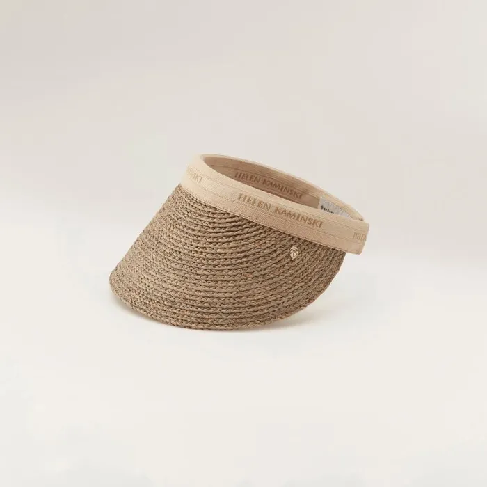 Hats Visors Helen Kaminski Bianca 12 Eclipse Melange Natural Logo