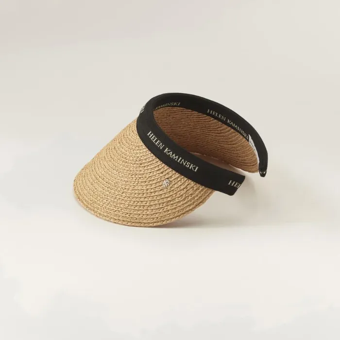Hats Visors Helen Kaminski Bianca 12 Naturalblack Logo