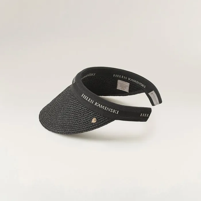 Hats Visors Helen Kaminski Bianca Charcoal Black Logo