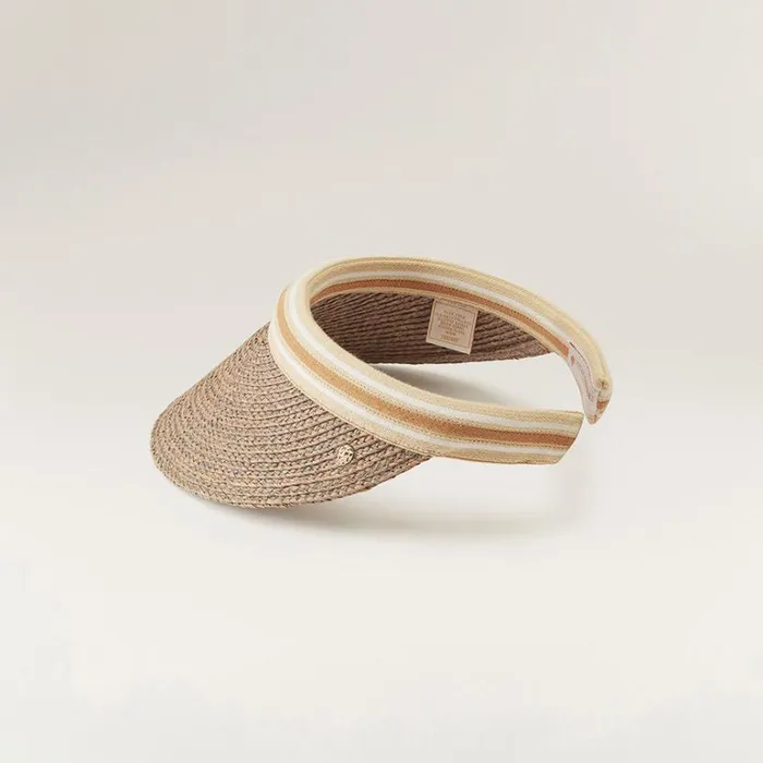 Hats Visors Helen Kaminski Bianca Eclipse Melangenougat Stripe