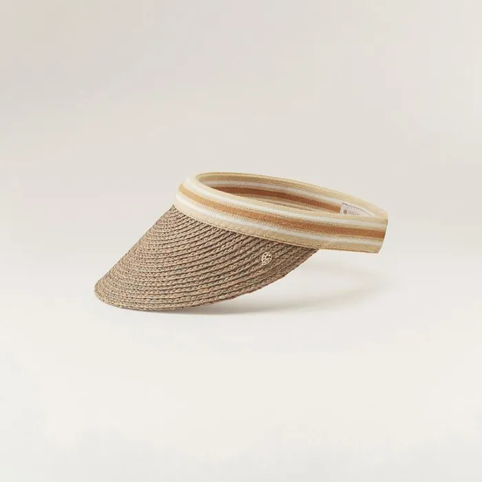 Hats Visors Helen Kaminski Bianca Eclipse Melangenougat Stripe