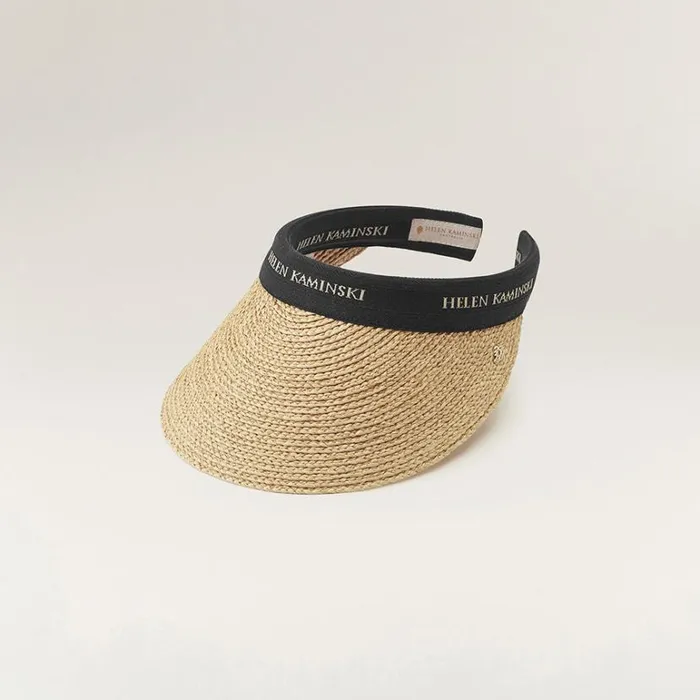 Hats Visors Helen Kaminski Bianca Naturalblack Logo