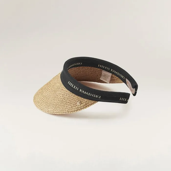 Hats Visors Helen Kaminski Bianca Naturalblack Logo
