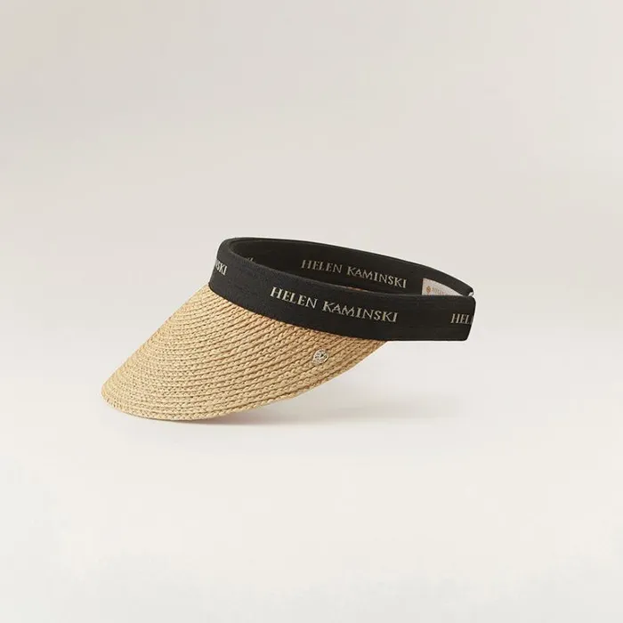 Hats Visors Helen Kaminski Bianca Naturalblack Logo