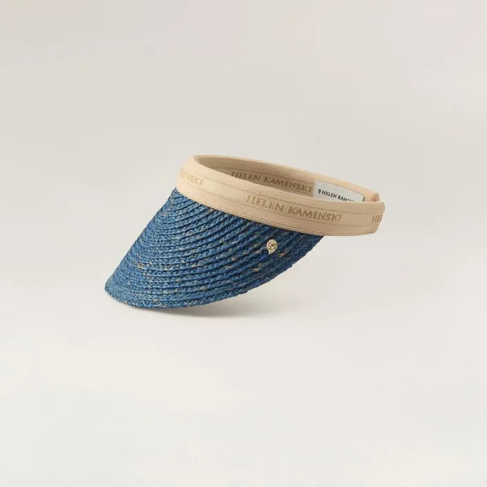 Hats Visors Helen Kaminski Bianca Sapphire Natural Logo