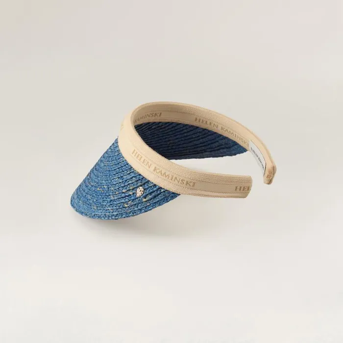 Hats Visors Helen Kaminski Bianca Sapphire Natural Logo