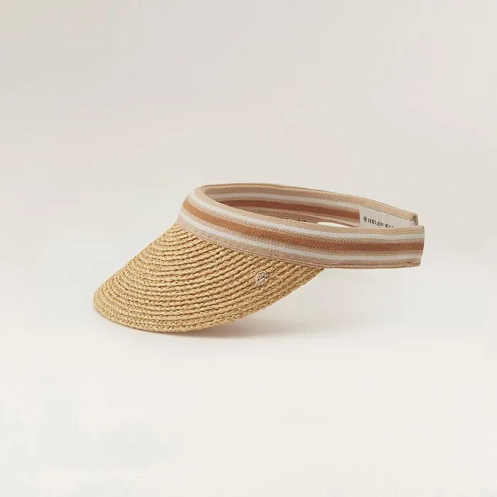 Hats Visors Helen Kaminski Marina Naturalnougat Stripe