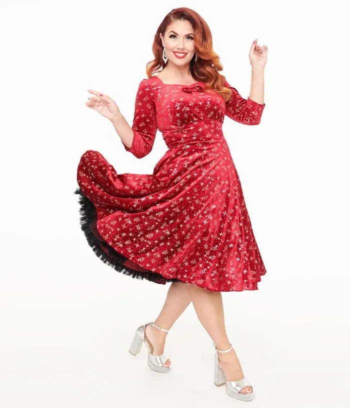 Hearts and Roses Burgundy Sparkle Paris Swing Dress Dresses Unique Vintage Pocket Dresses Hearts and Roses Burgundy Sparkle Paris Swing Dress Dresses Unique Vintage Pocket Dresses