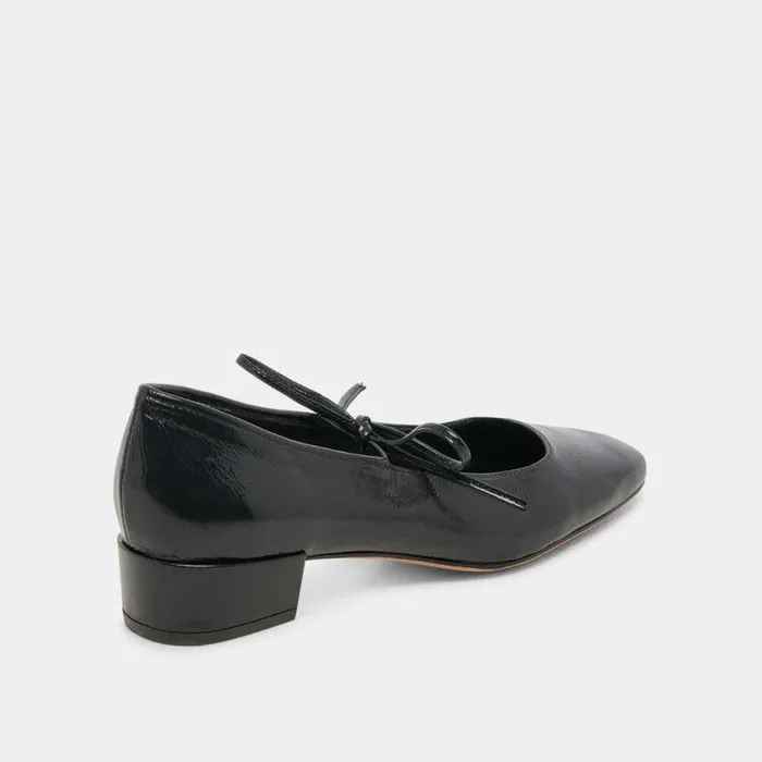 Heels Shop Dolce Vita Ardien Heels Midnight Crinkle Patent Midnight Crinkle Patent