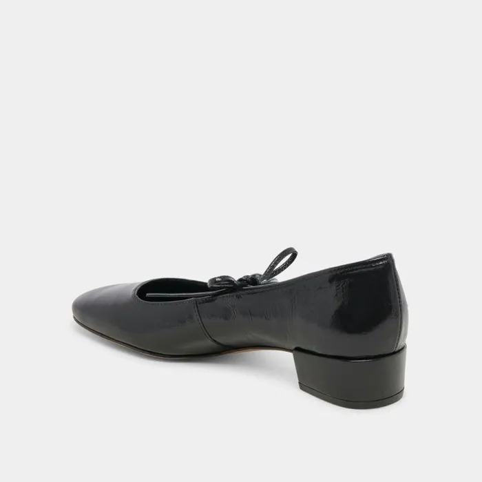 Heels Shop Dolce Vita Ardien Heels Midnight Crinkle Patent Midnight Crinkle Patent