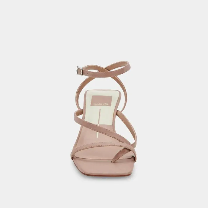 Heels Shop Dolce Vita Baylor Heels Cafe Leather Cafe Leather Heeled Sandals Cafe Leather