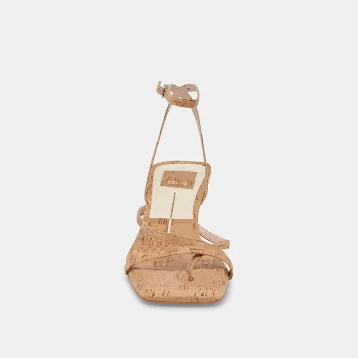Heels Shop Dolce Vita Baylor Heels Natural Cork Stella Natural Cork Heeled Sandals Natural Cork