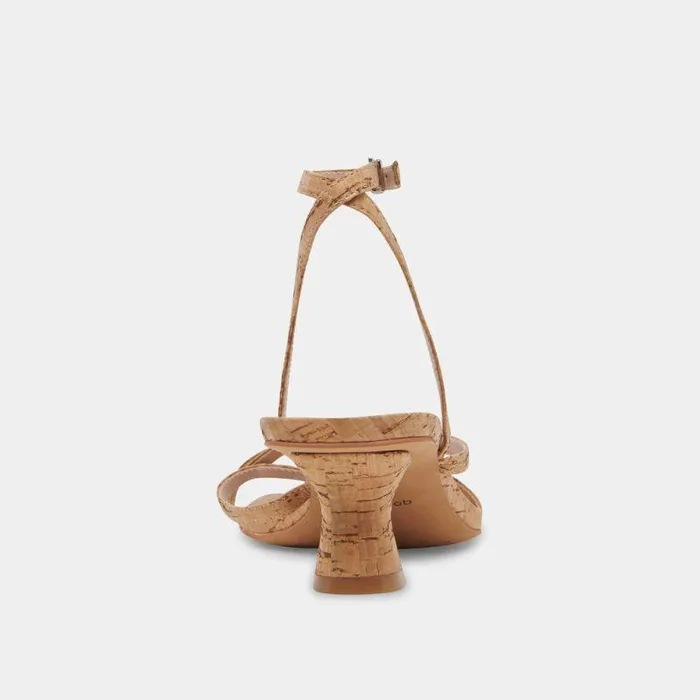 Heels Shop Dolce Vita Baylor Heels Natural Cork Stella Natural Cork Heeled Sandals Natural Cork