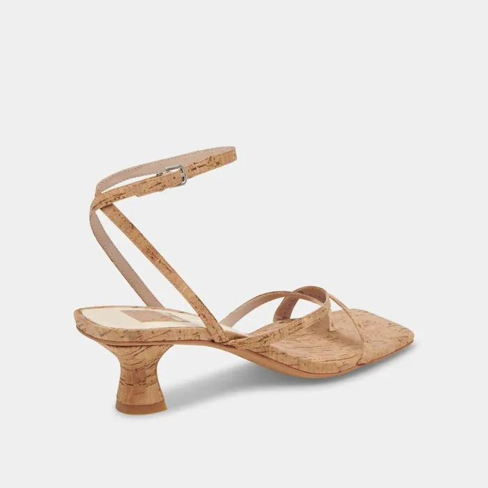 Heels Shop Dolce Vita Baylor Heels Natural Cork Stella Natural Cork Heeled Sandals Natural Cork