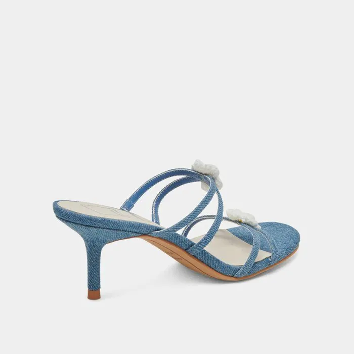 Heels Shop Dolce Vita Bete Heels Blue Denim Blue Denim