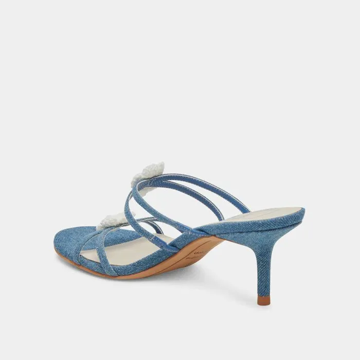 Heels Shop Dolce Vita Bete Heels Blue Denim Blue Denim