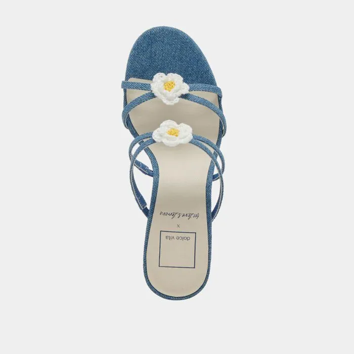 Heels Shop Dolce Vita Bete Heels Blue Denim Blue Denim