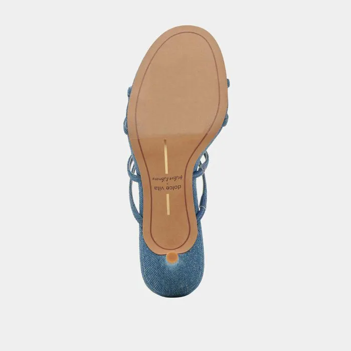 Heels Shop Dolce Vita Bete Heels Blue Denim Blue Denim