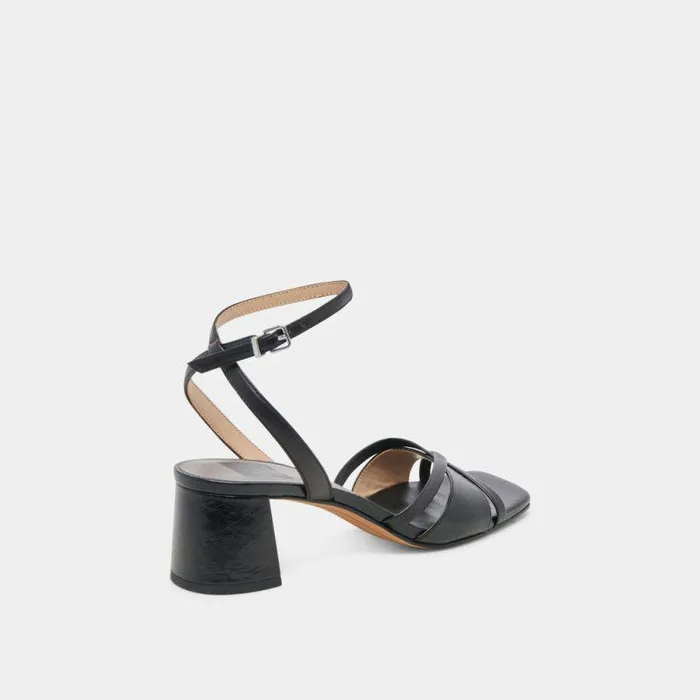 Heels Shop Dolce Vita Blakly Heels Midnight Crinkle Patent Midnight Crinkle Patent