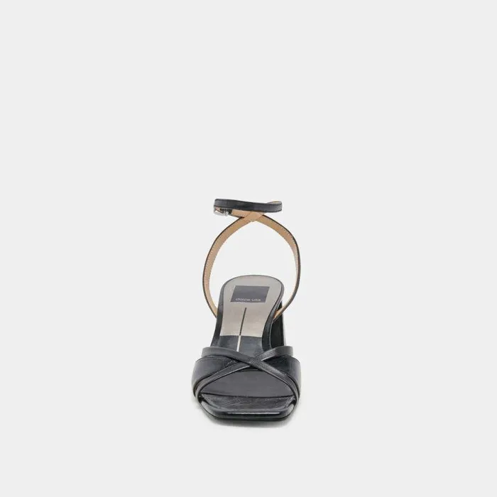 Heels Shop Dolce Vita Blakly Heels Midnight Crinkle Patent Midnight Crinkle Patent