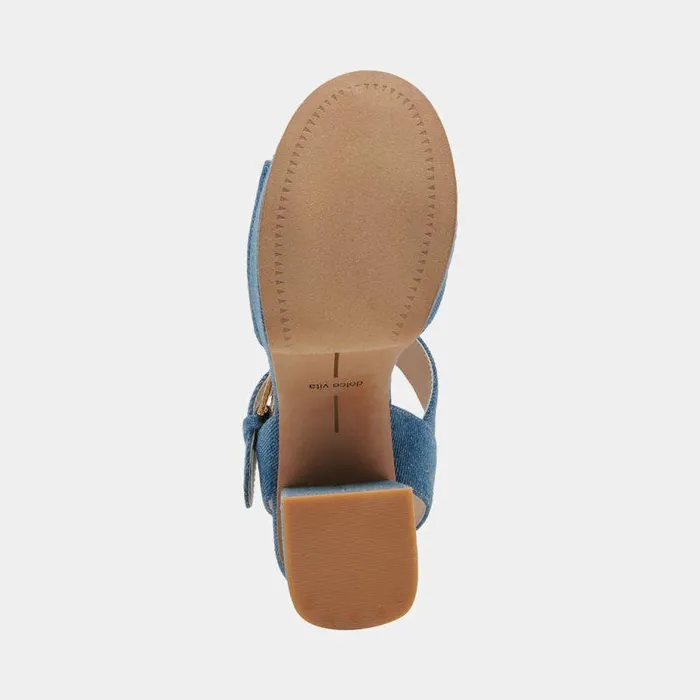 Heels Shop Dolce Vita Bobby Heels Blue Denim Blue Denim