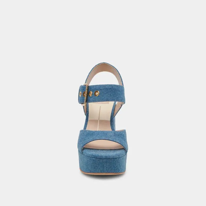Heels Shop Dolce Vita Bobby Heels Blue Denim Blue Denim