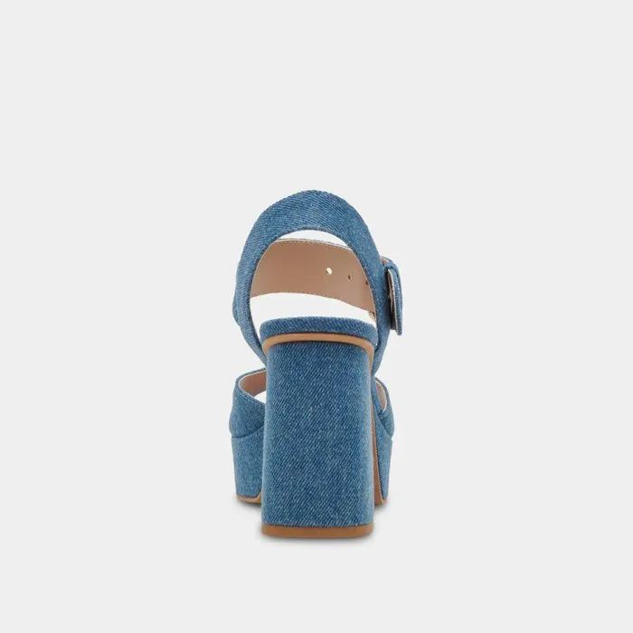 Heels Shop Dolce Vita Bobby Heels Blue Denim Blue Denim