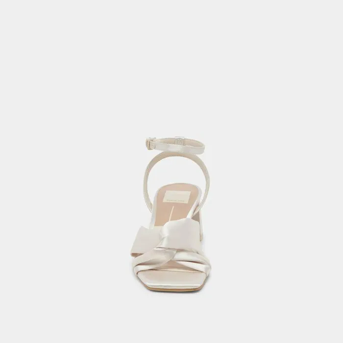 Heels Shop Dolce Vita Brenna Heels Ivory Satin Ivory Satin