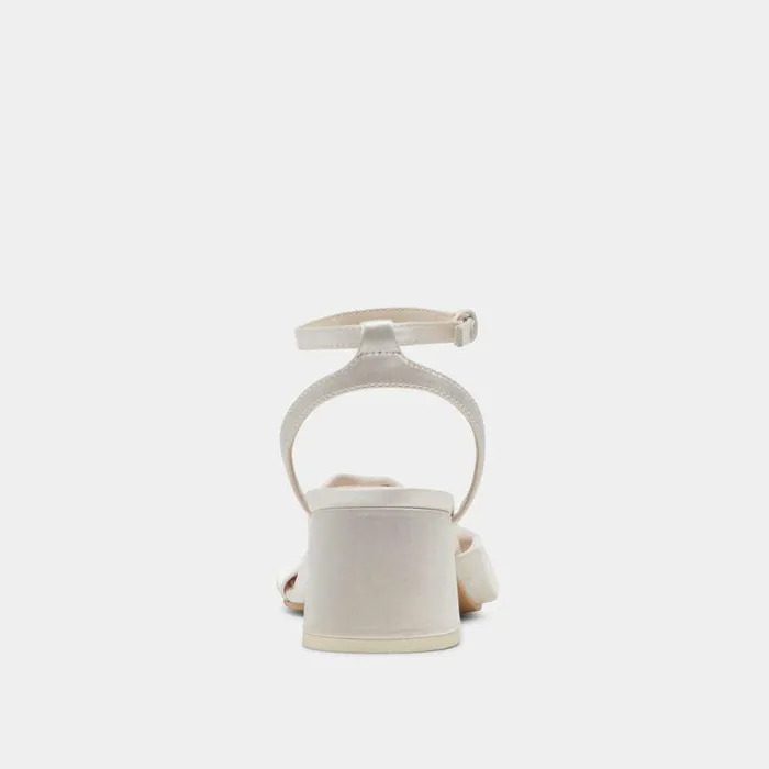 Heels Shop Dolce Vita Brenna Heels Ivory Satin Ivory Satin