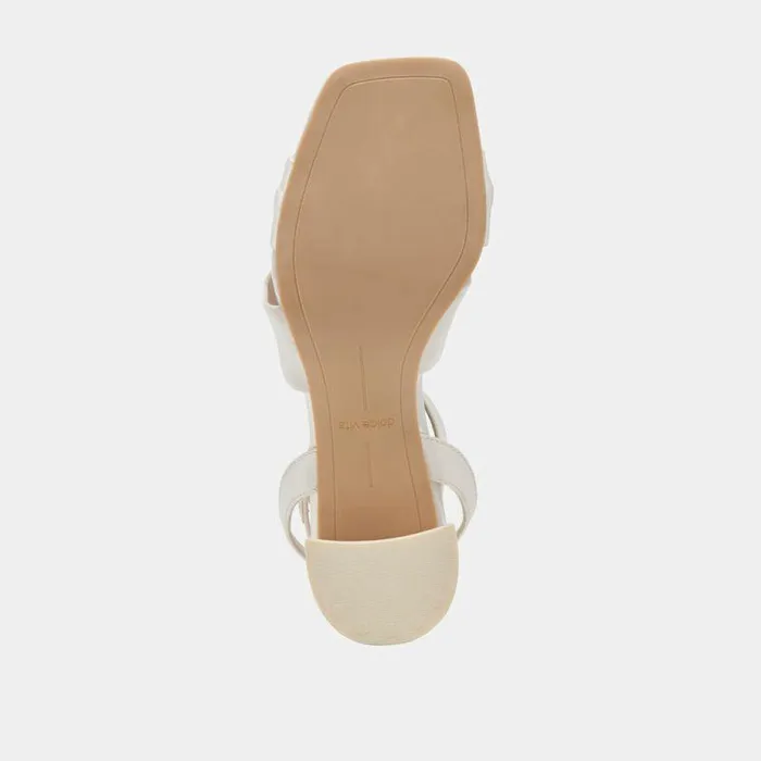 Heels Shop Dolce Vita Brenna Heels Ivory Satin Ivory Satin