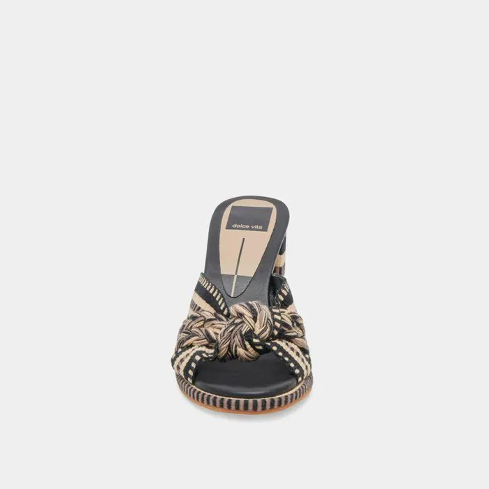Heels Shop Dolce Vita Brilah Heels Black Multi Woven Black Multi Woven