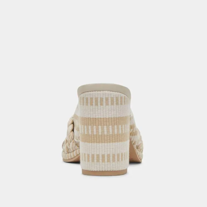 Heels Shop Dolce Vita Brilah Heels Natural Multi Woven Natural Multi Woven