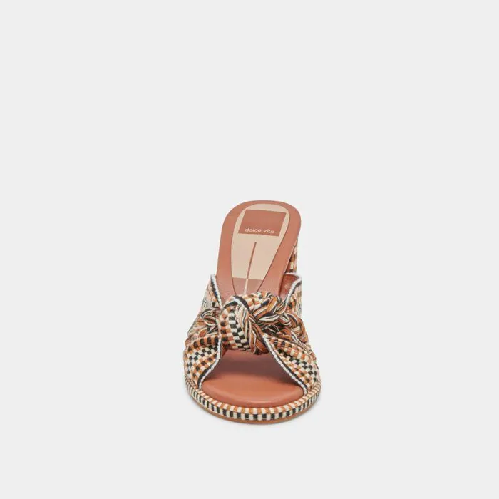 Heels Shop Dolce Vita Brilah Heels Tan Multi Woven Tan Multi Woven