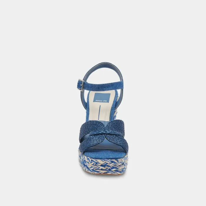 Heels Shop Dolce Vita Cale Heels Blue Denim Blue Denim