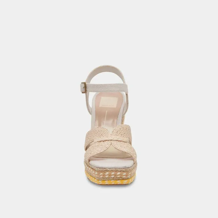 Heels Shop Dolce Vita Cale Heels Citrus Multi Raffia Citrus Multi Raffia