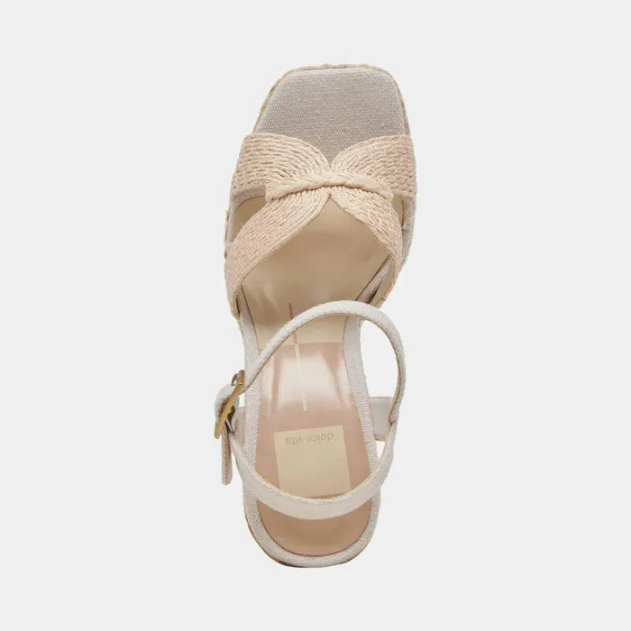 Heels Shop Dolce Vita Cale Heels Citrus Multi Raffia Citrus Multi Raffia